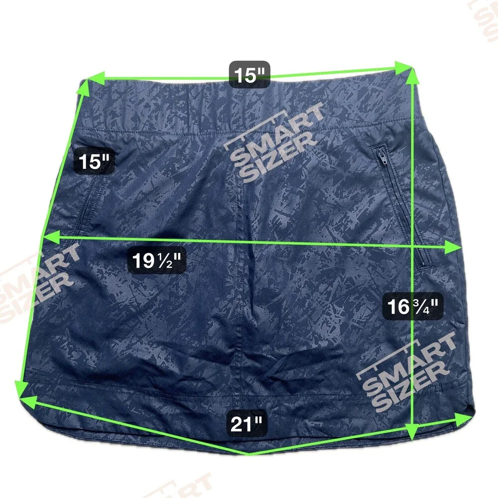 Orvis Skort Womens Small Blue Textured Athletic Golf Outdoor Performance Pockets